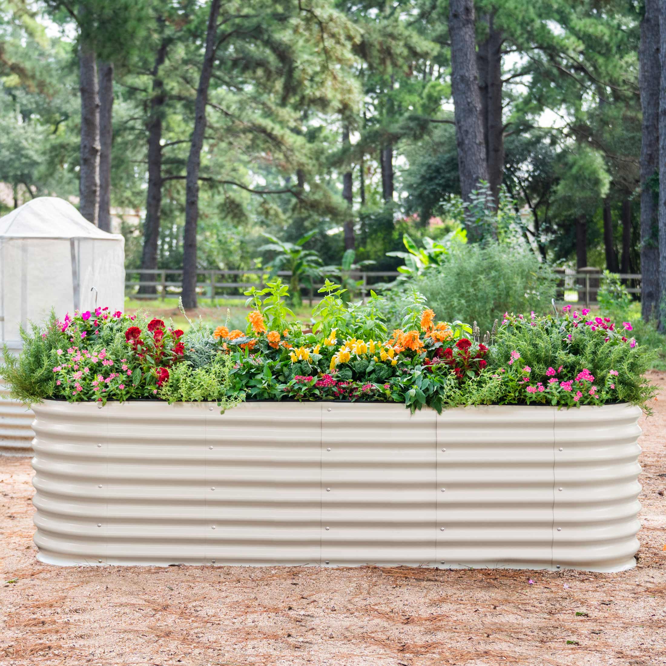 26" Tall 10 In 1 Jumbo Modular Metal Raised Garden Bed Kit - Image 14