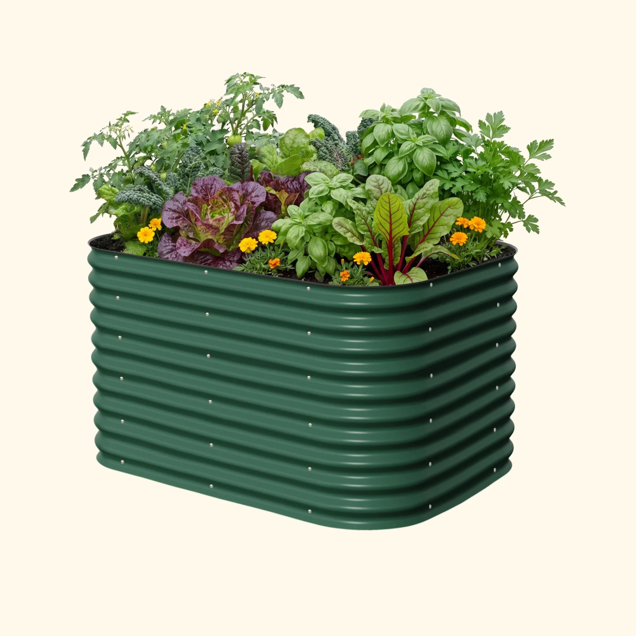 32" Extra Tall 6 In 1 Medium Modular Metal Raised Garden Bed Kit - Image 7