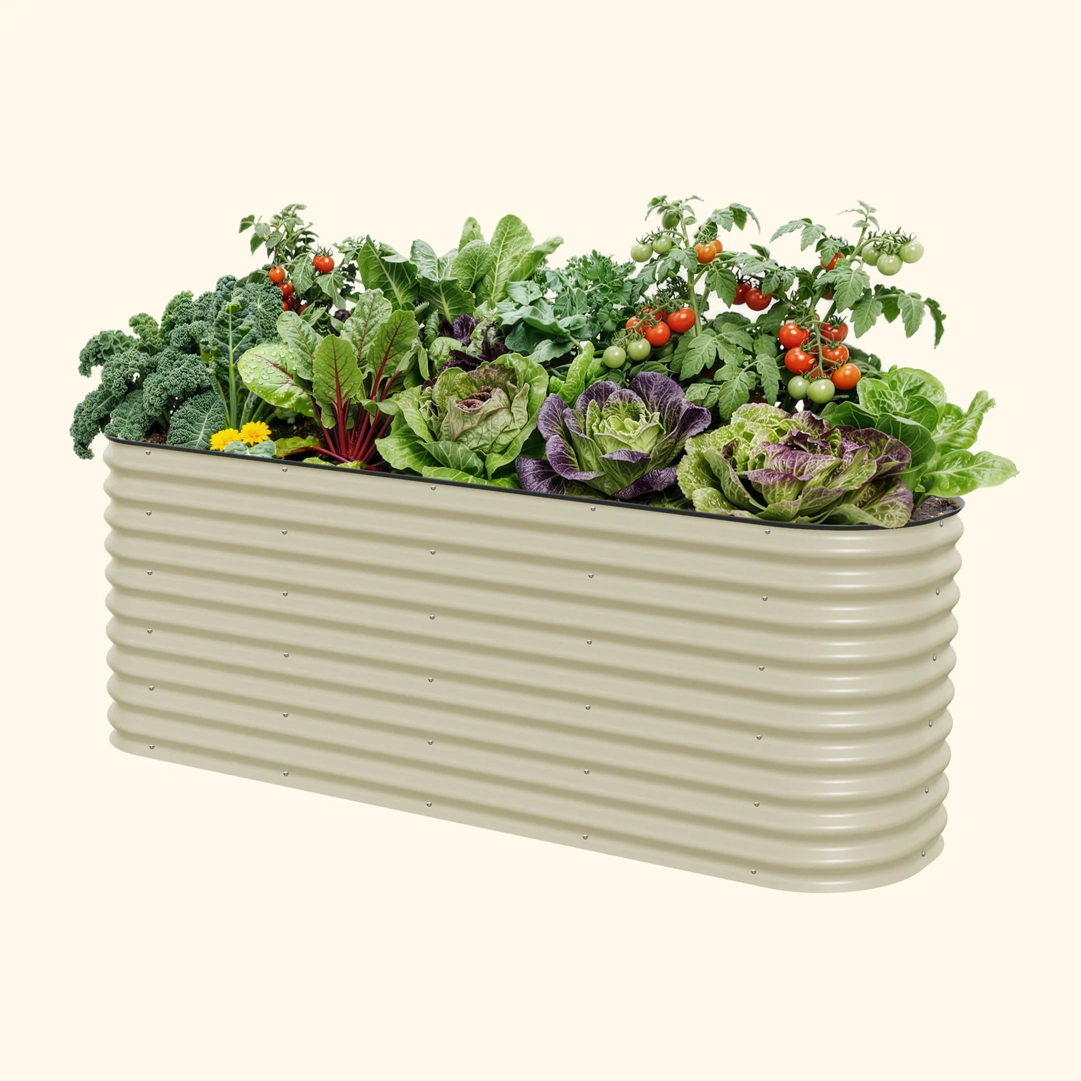 32" Extra Tall 9 In 1 Large Modular Metal Raised Garden Bed Kit - Image 4