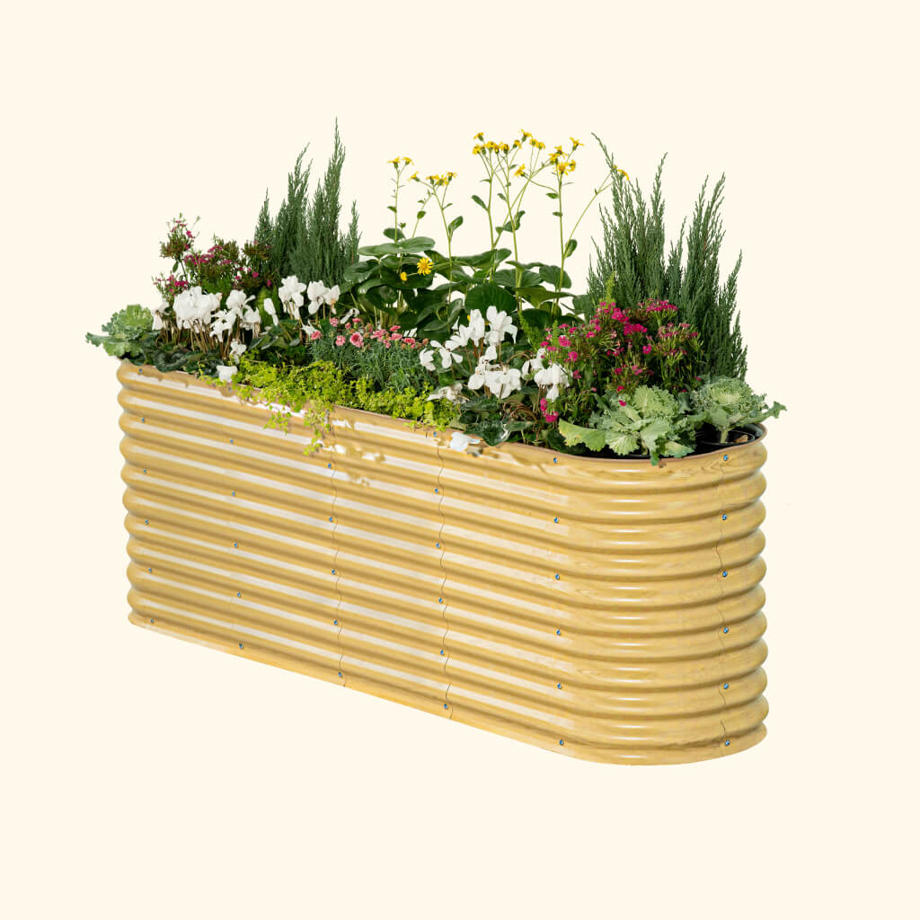32" Extra Tall 9 In 1 Large Modular Metal Raised Garden Bed Kit - Image 7