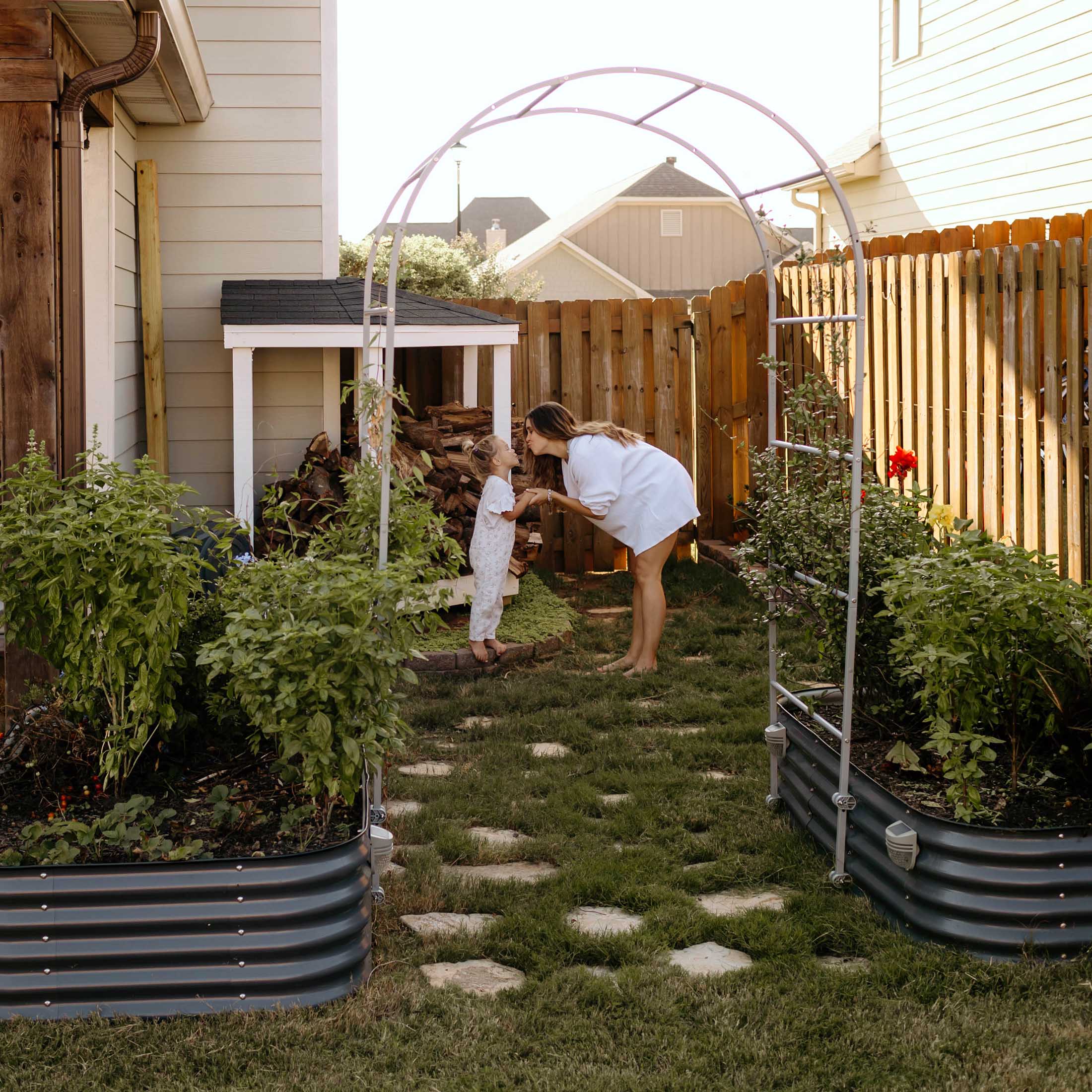 17" Tall 9 In 1 Large Modular Metal Raised Garden Bed Kit - Image 18