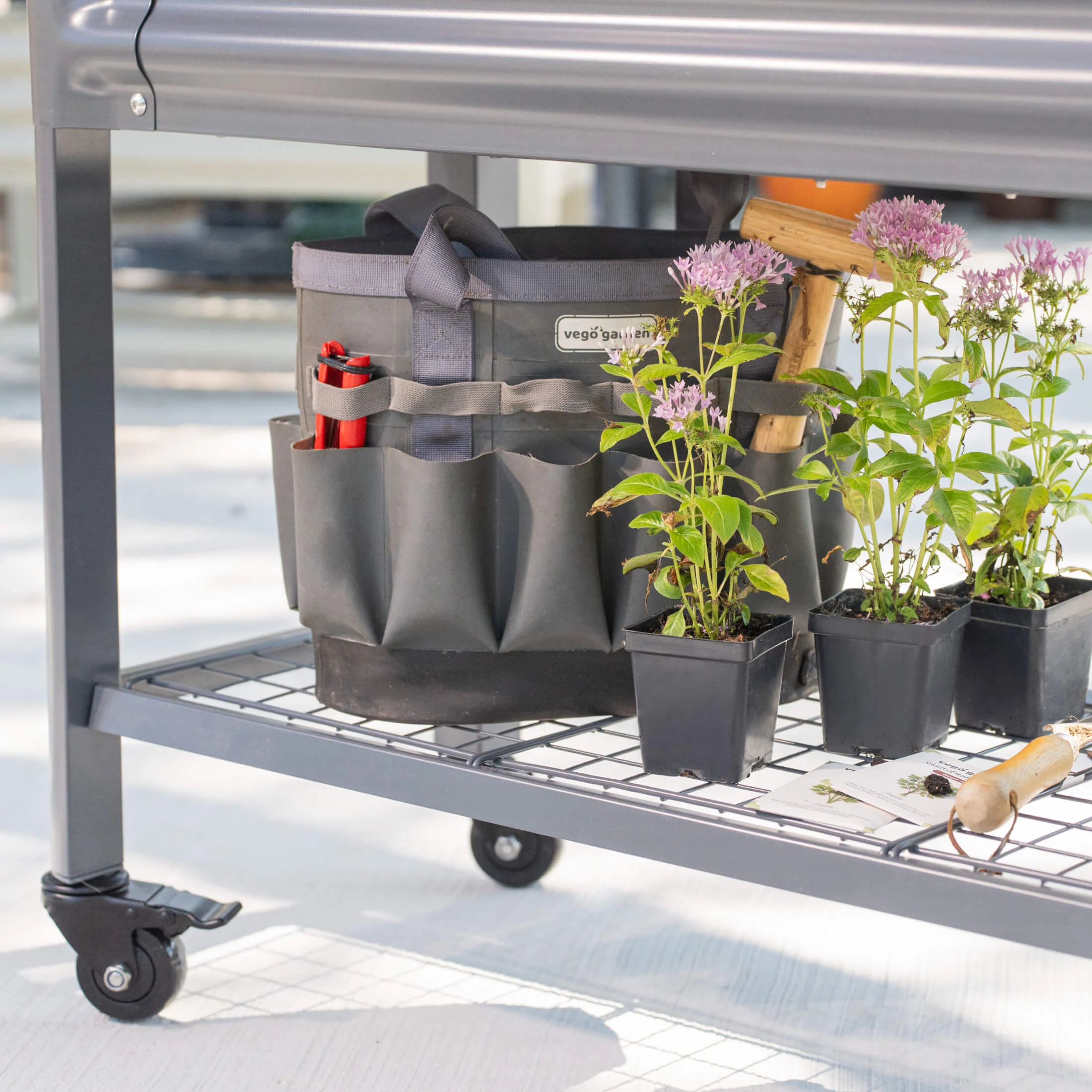 Elevated Garden Bed - Slim Series 1.5' x 5.5' Wheels Included - Image 12