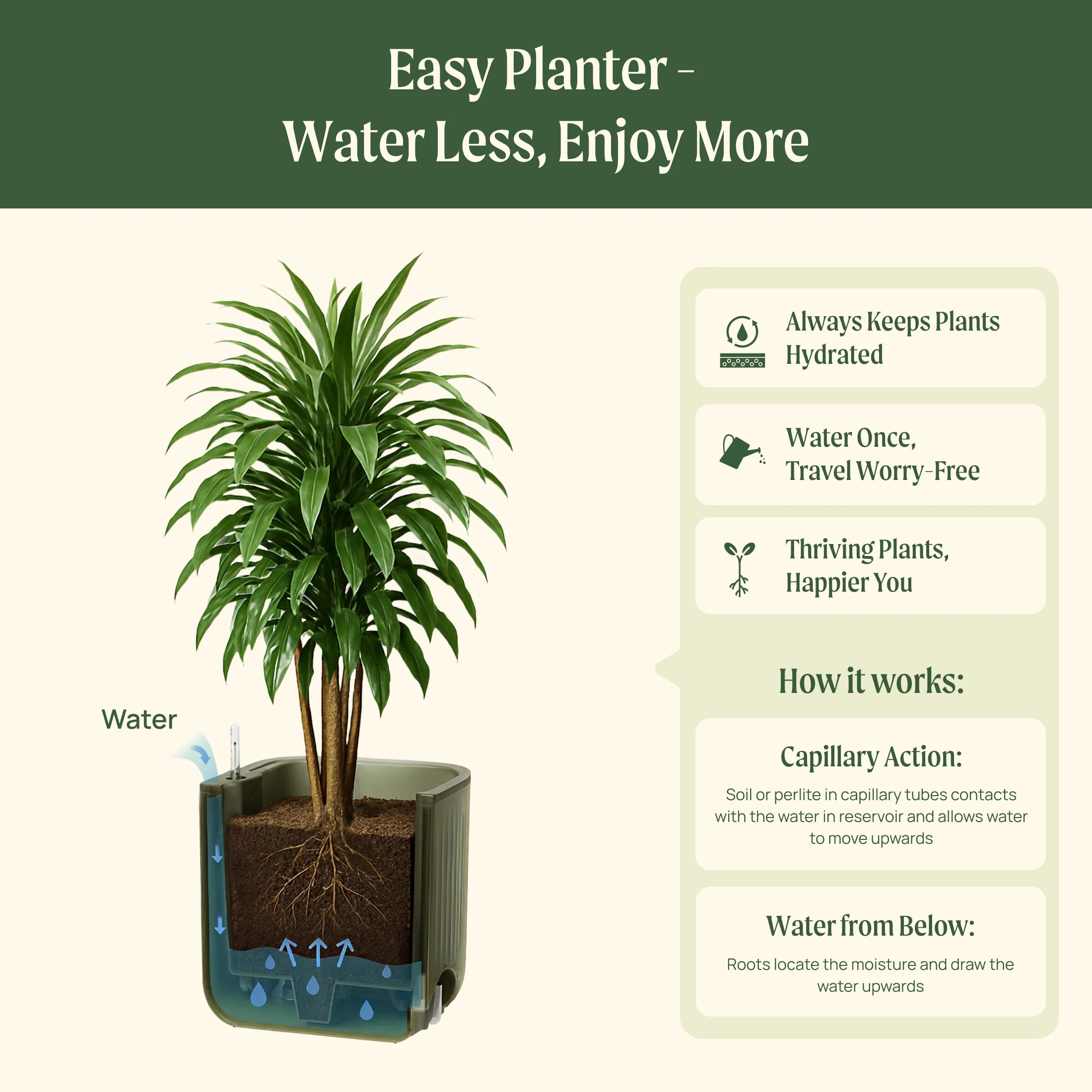 EZ Self-Watering Tomato Planter with Trellis - Image 5