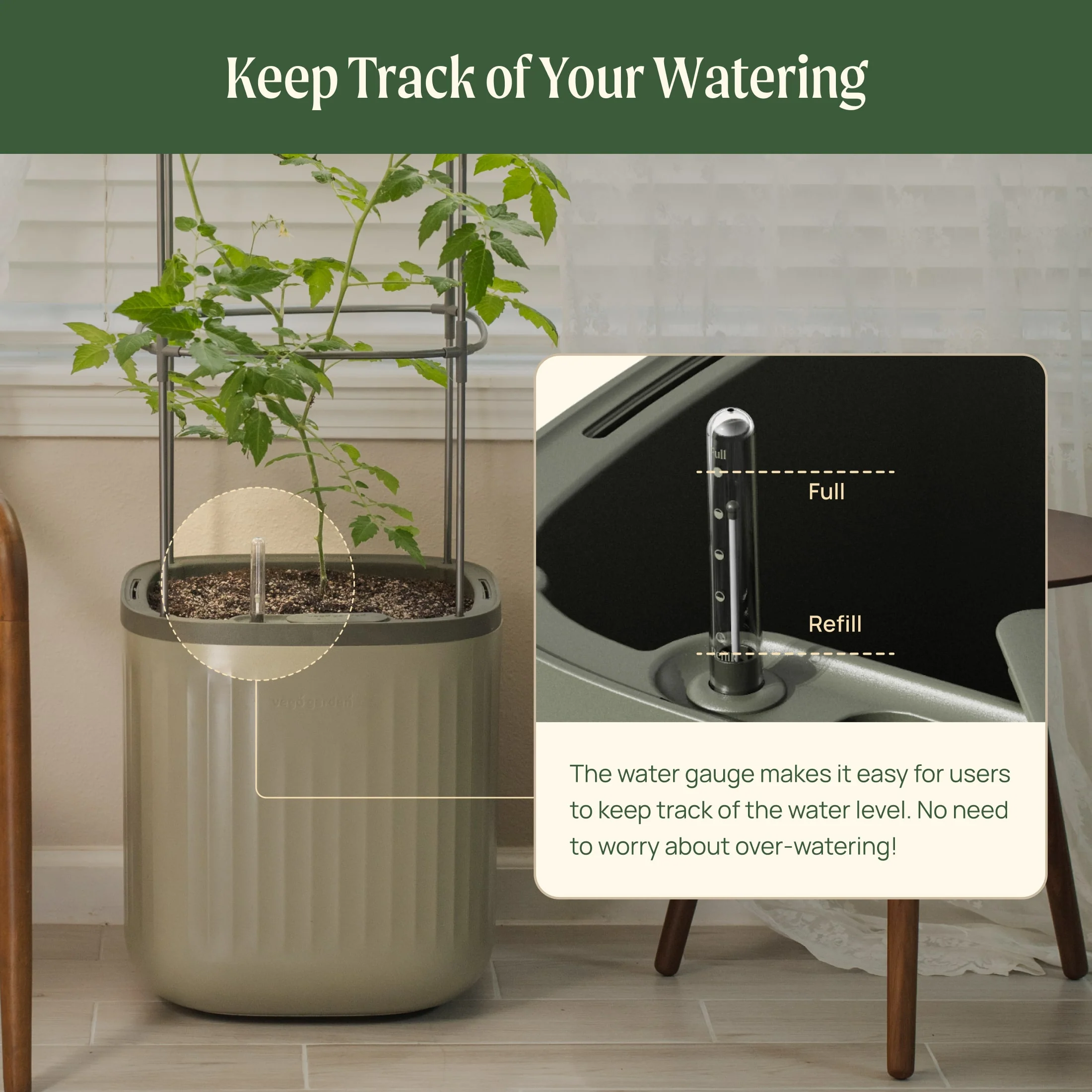 EZ Self-Watering Tomato Planter with Trellis - Image 6
