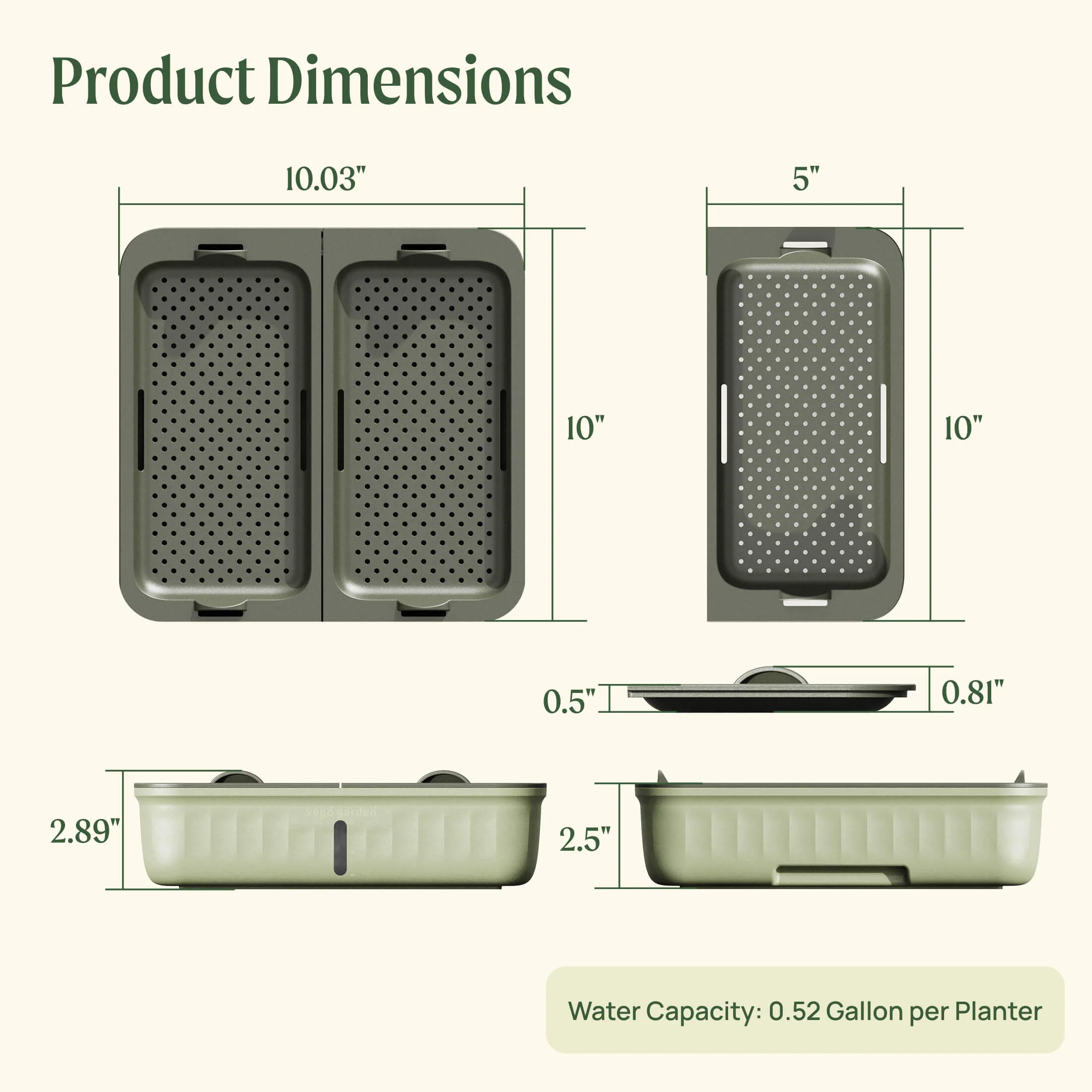 2-Pack EZ Microgreens Planter - Image 12