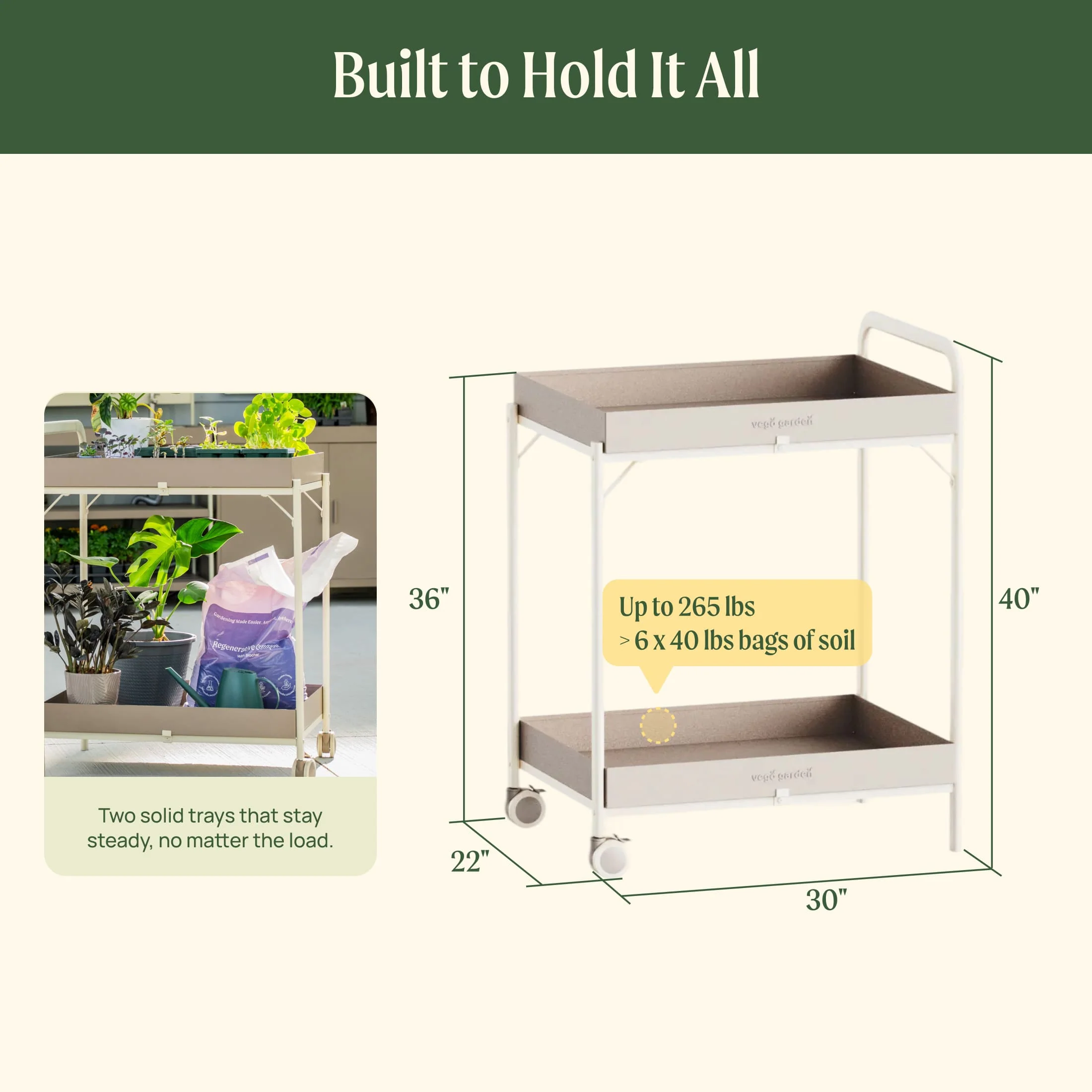 Garden Potting Cart - Image 3