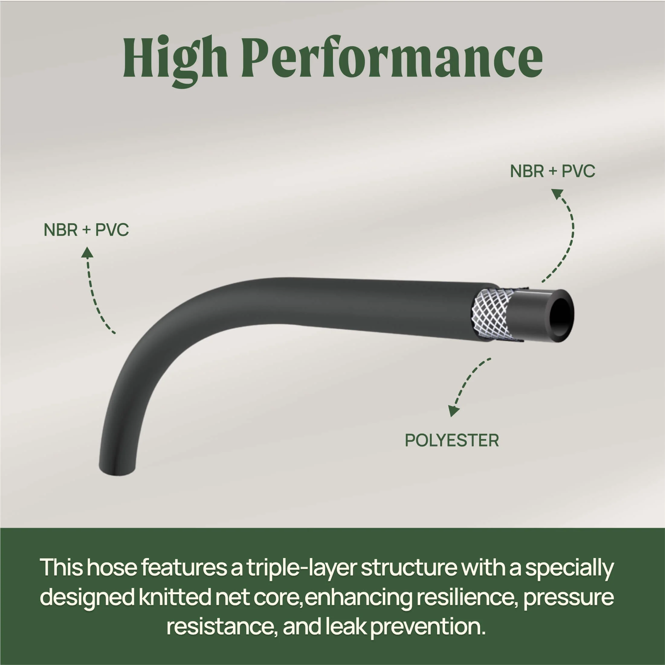 Vego Hybrid Leader Hose - 5/8" - Image 5