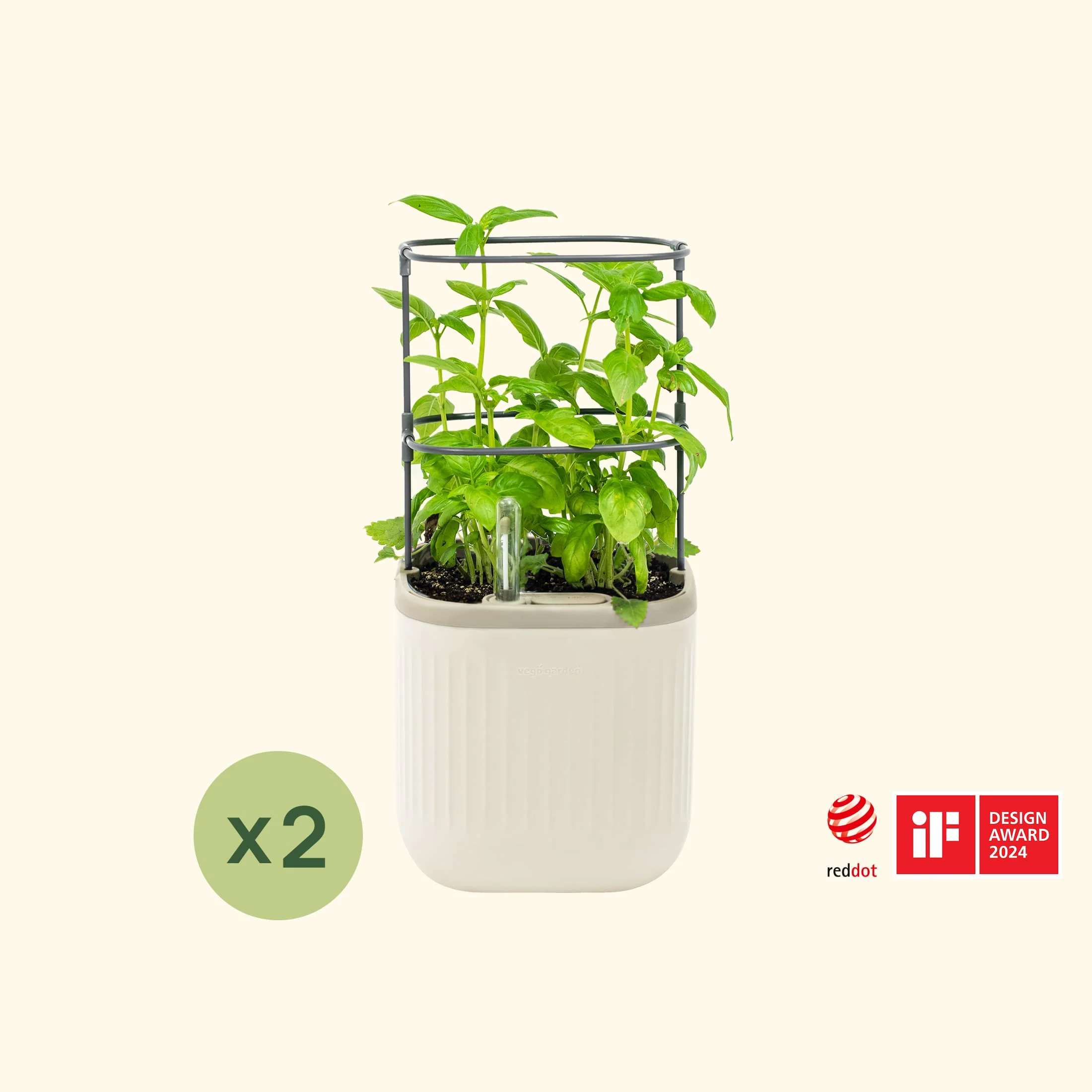 EZ Self-Watering Mini Planter Pot with Trellis - Image 23