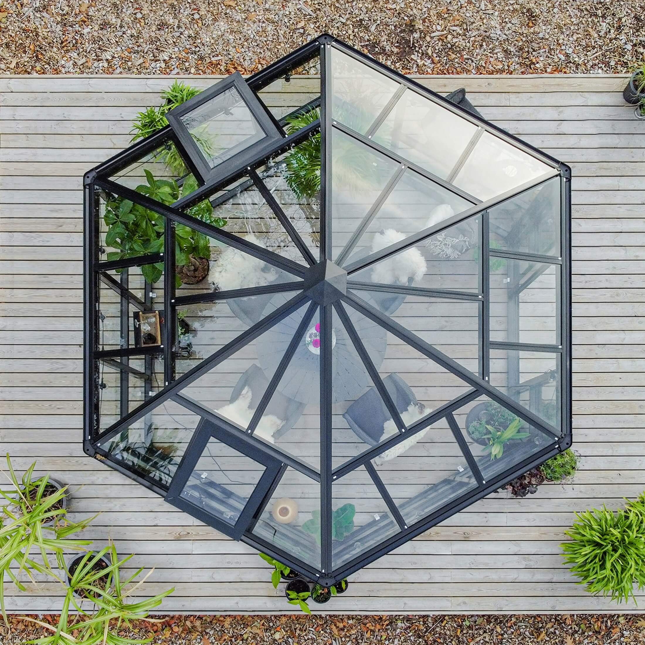 Vego Diamond Pavilion Greenhouse - Image 15