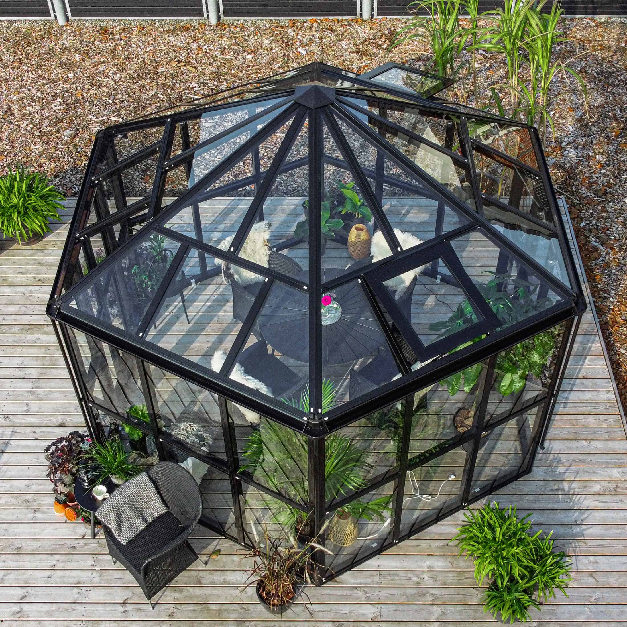 Vego Diamond Pavilion Greenhouse - Image 17