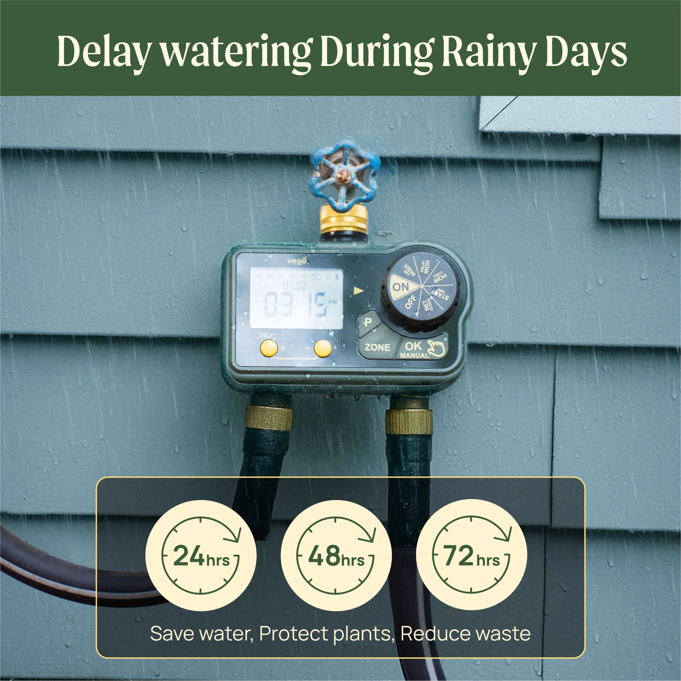 Vego Digital Water Timer -2 Zone - Image 6