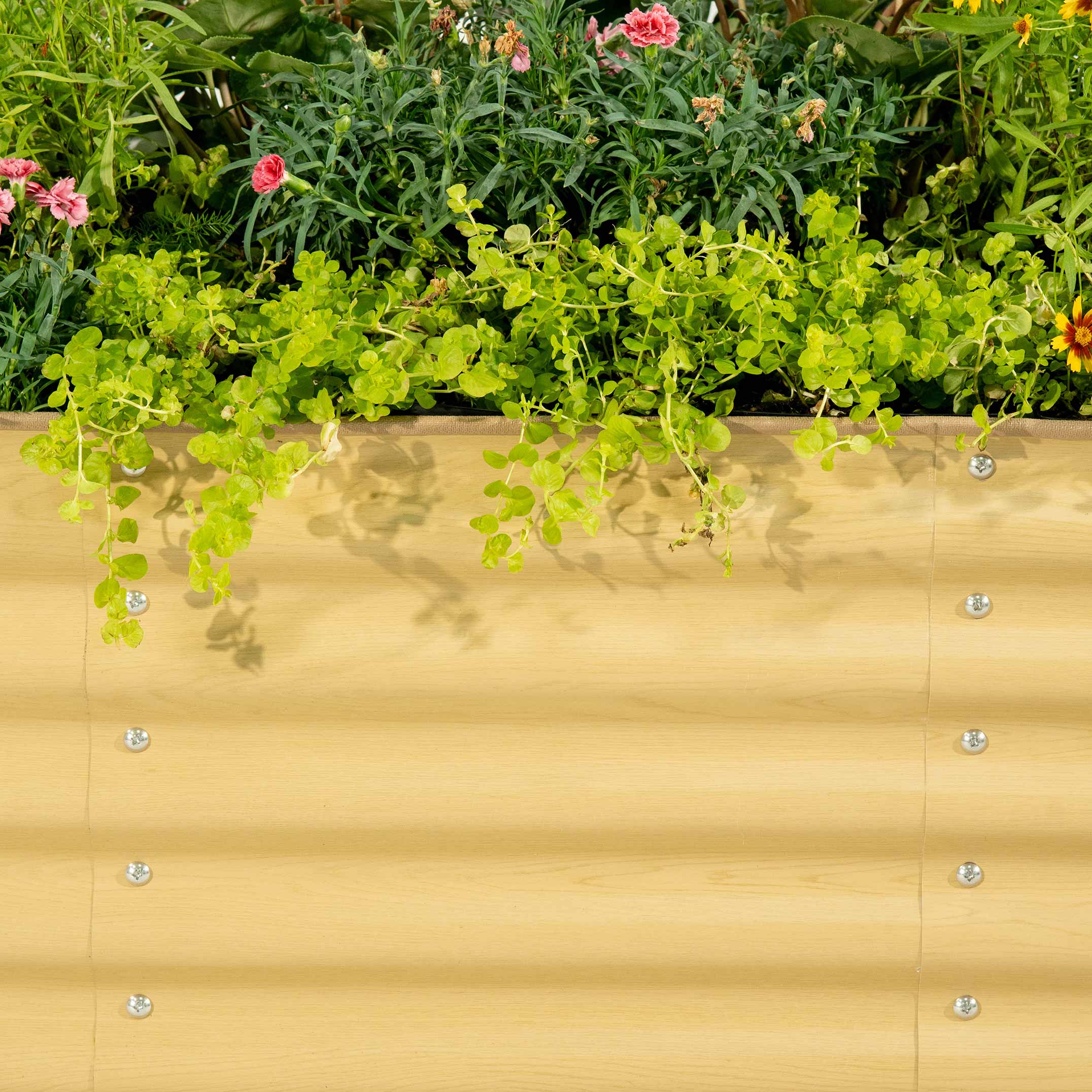 17" Tall 6 In 1 Medium Modular Metal Raised Garden Bed Kit - Image 21